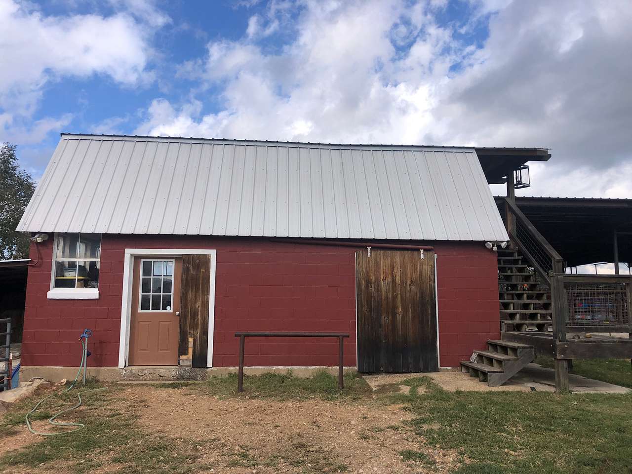 The barn! Loft is up the stairs