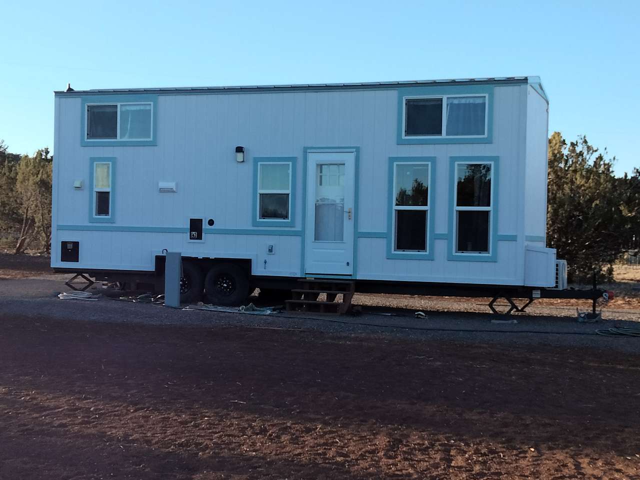 Host's tiny house, on-site.