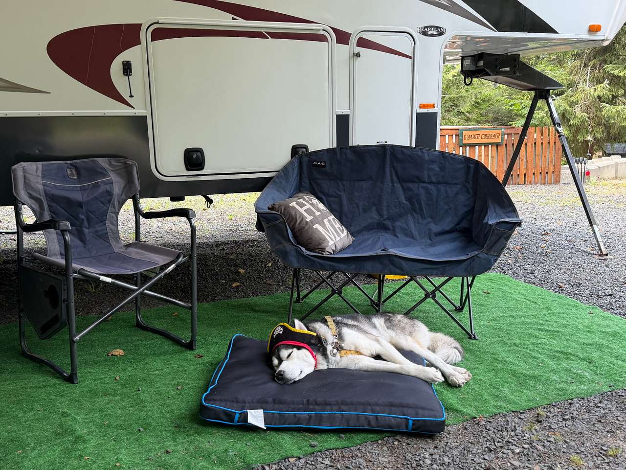 Even a pirate can’t help but take a nap out here, it’s so peaceful!