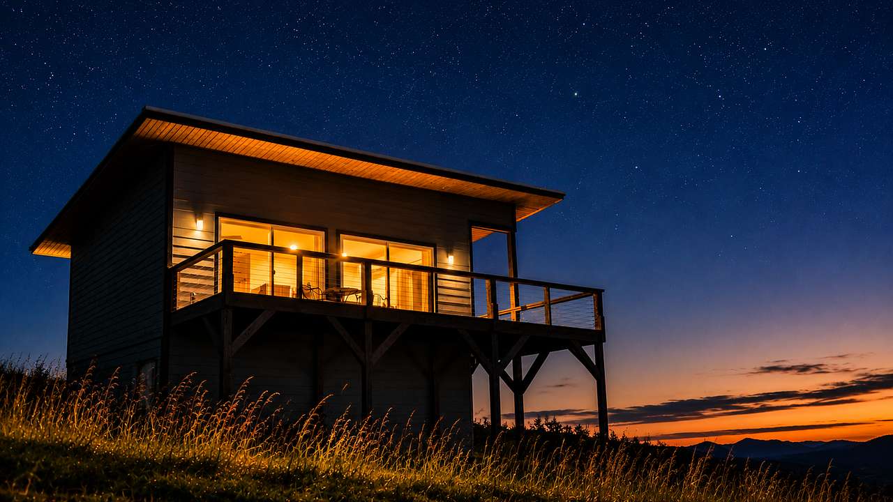 Tranquil Mountain View Stargazing