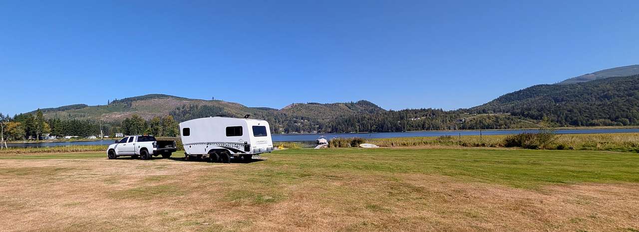 Wide open lake front