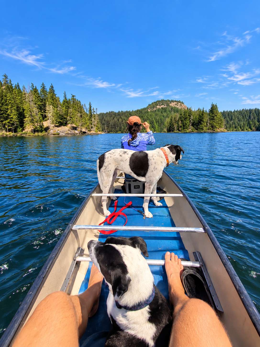 Village bay and main lake is a short drive to launch the canoes. Beautiful must do while on Quadra !