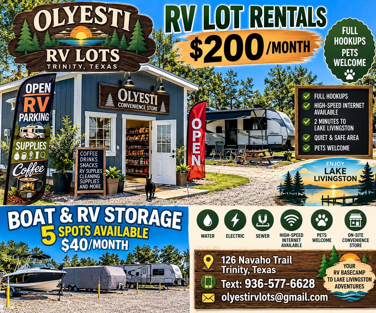 Olyesti RV lots