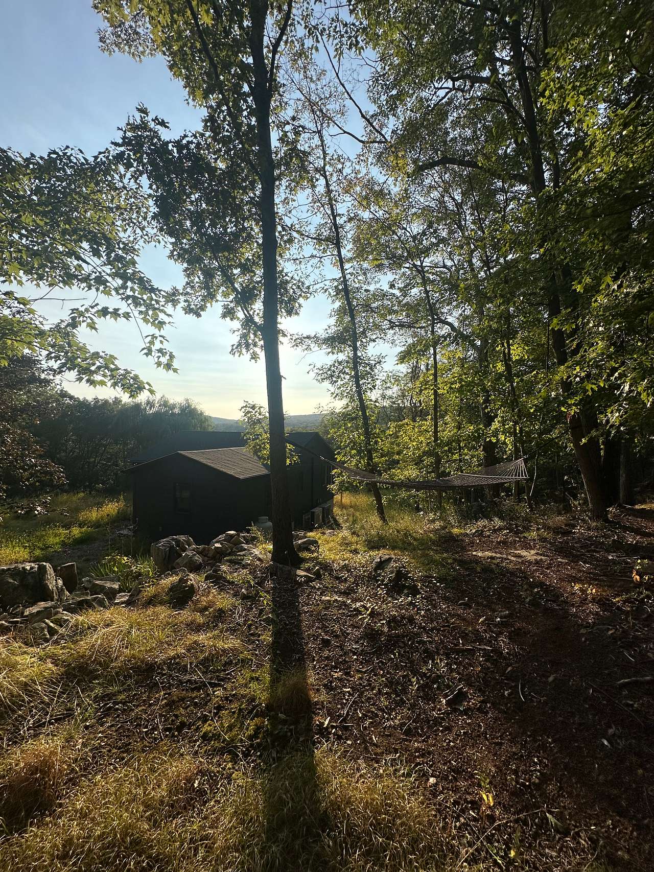 Peaceful Mountain With a Sunset View