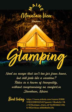 Maine Mountain View Glamping