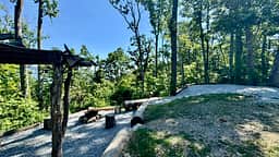 Fresh gravel and new tent area.  May 2026
