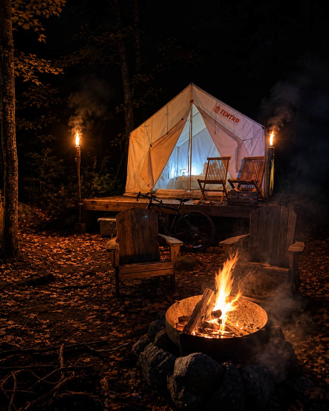 Luxury Camping at 'Higher Ground'