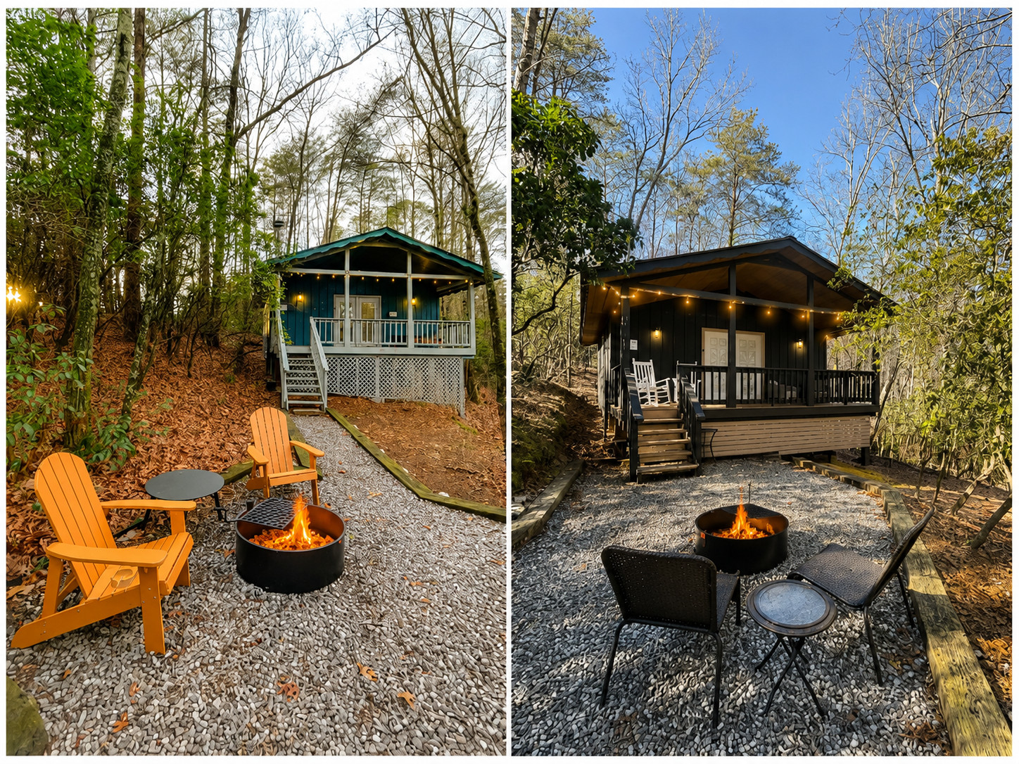 Romantic Forest Cabins Near Helen