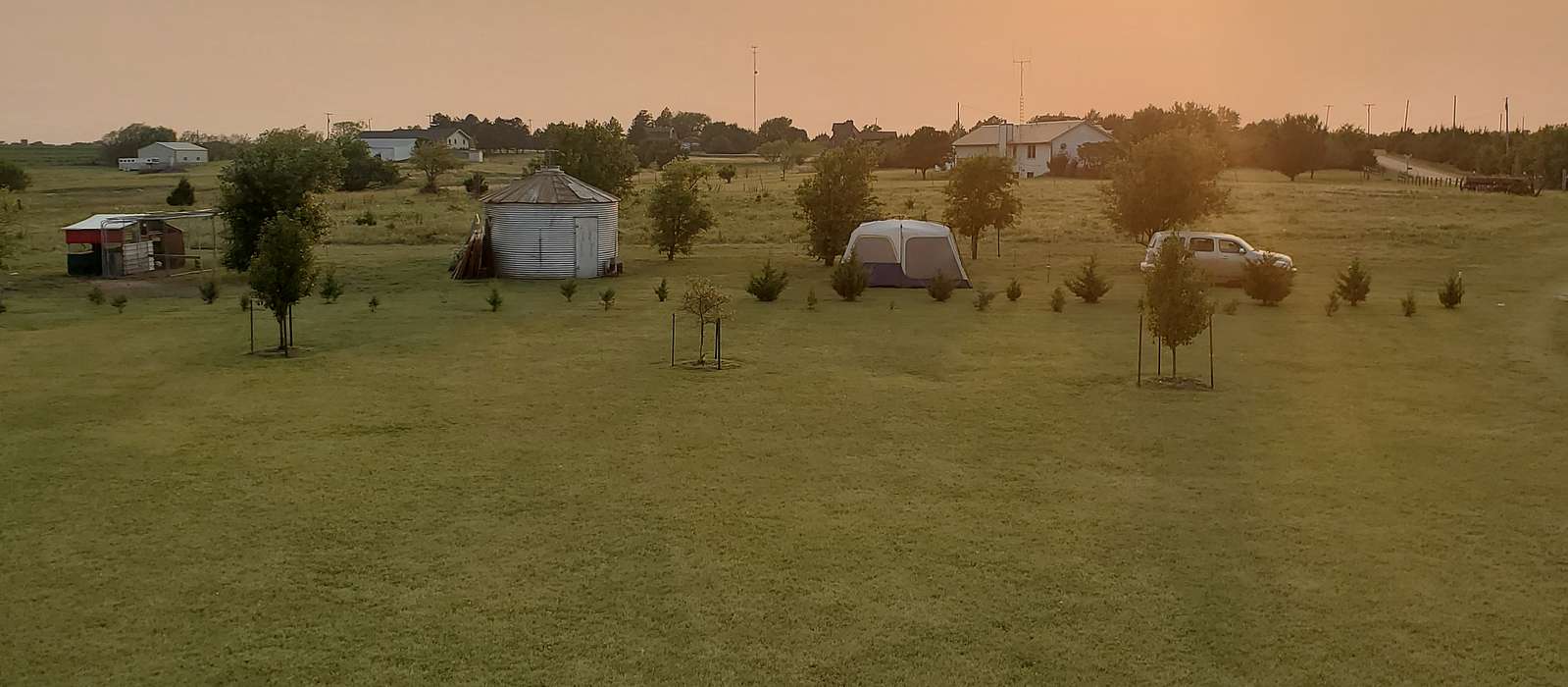 A scenic view of Kansas