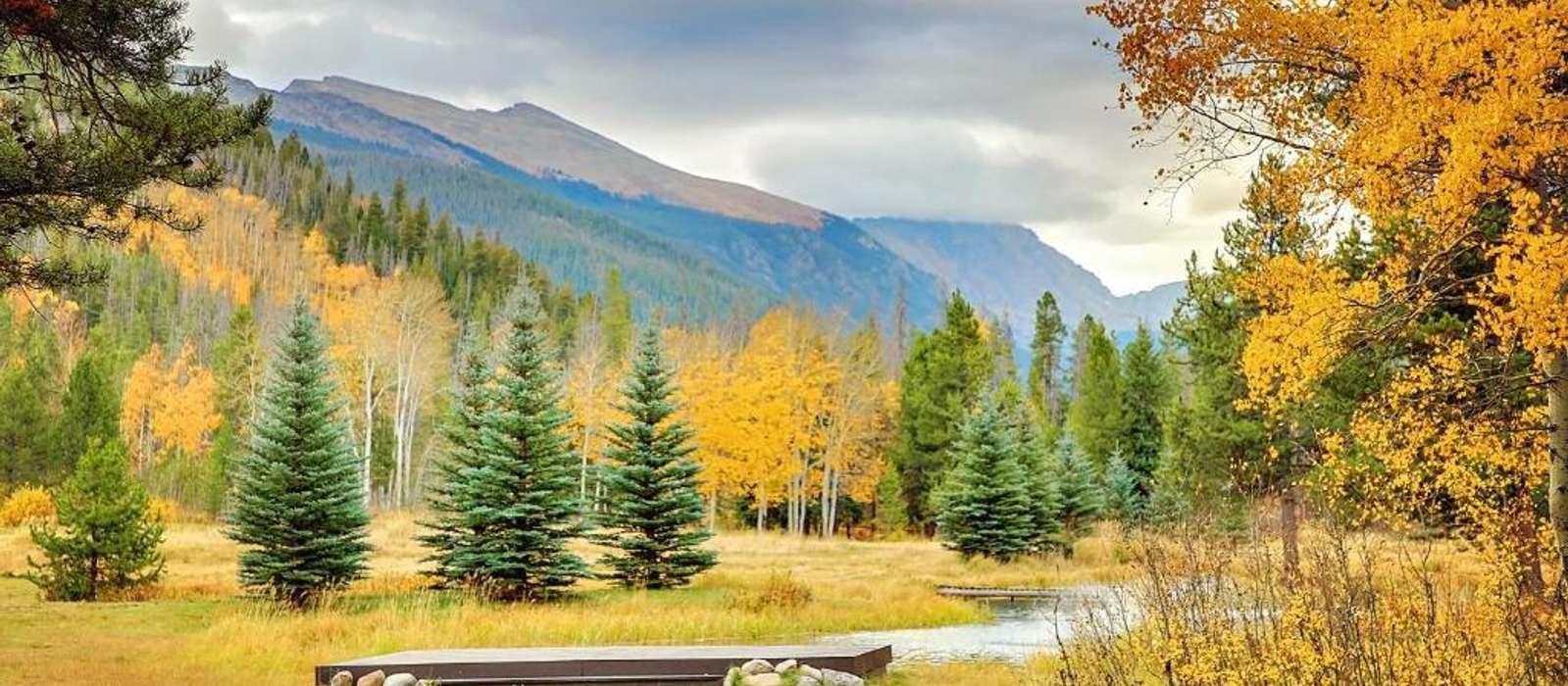 A scenic view of Denver