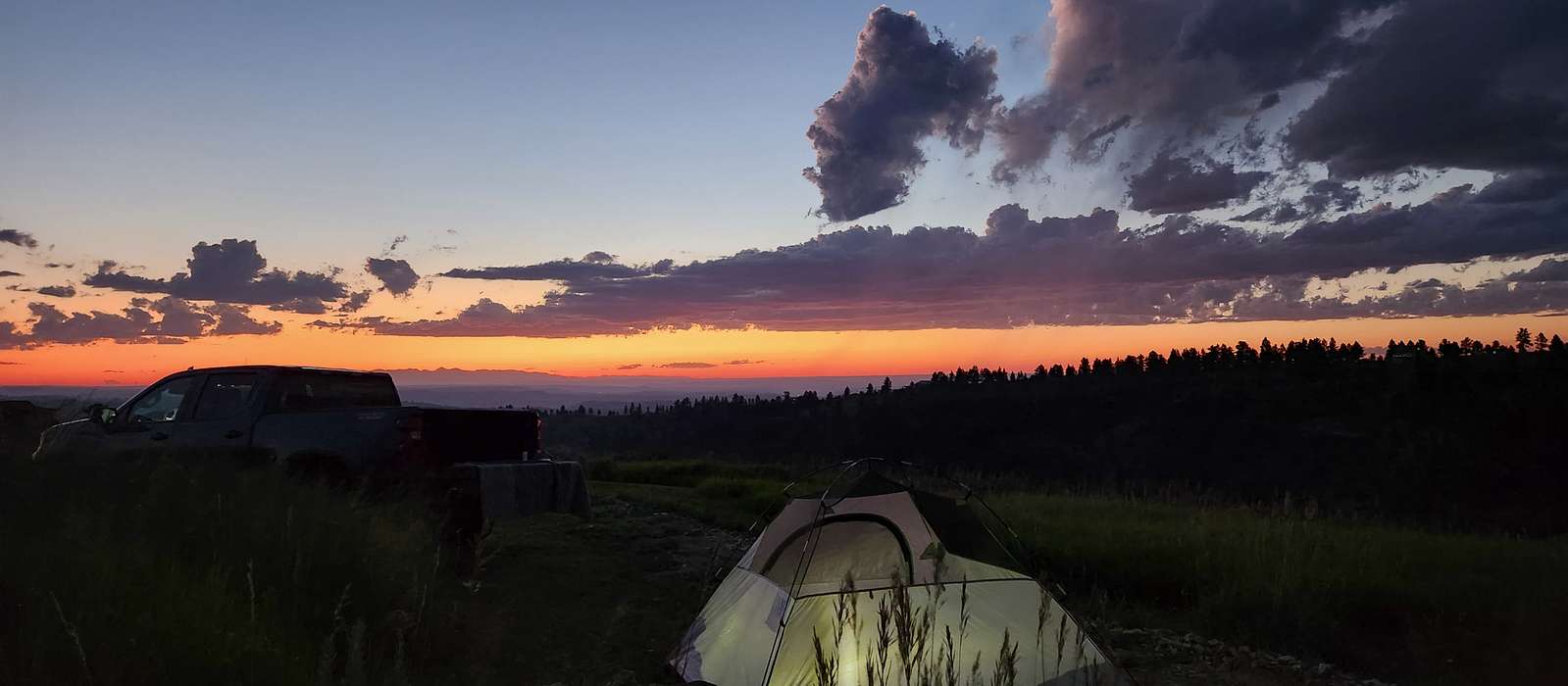 A scenic view of Glacier National Park