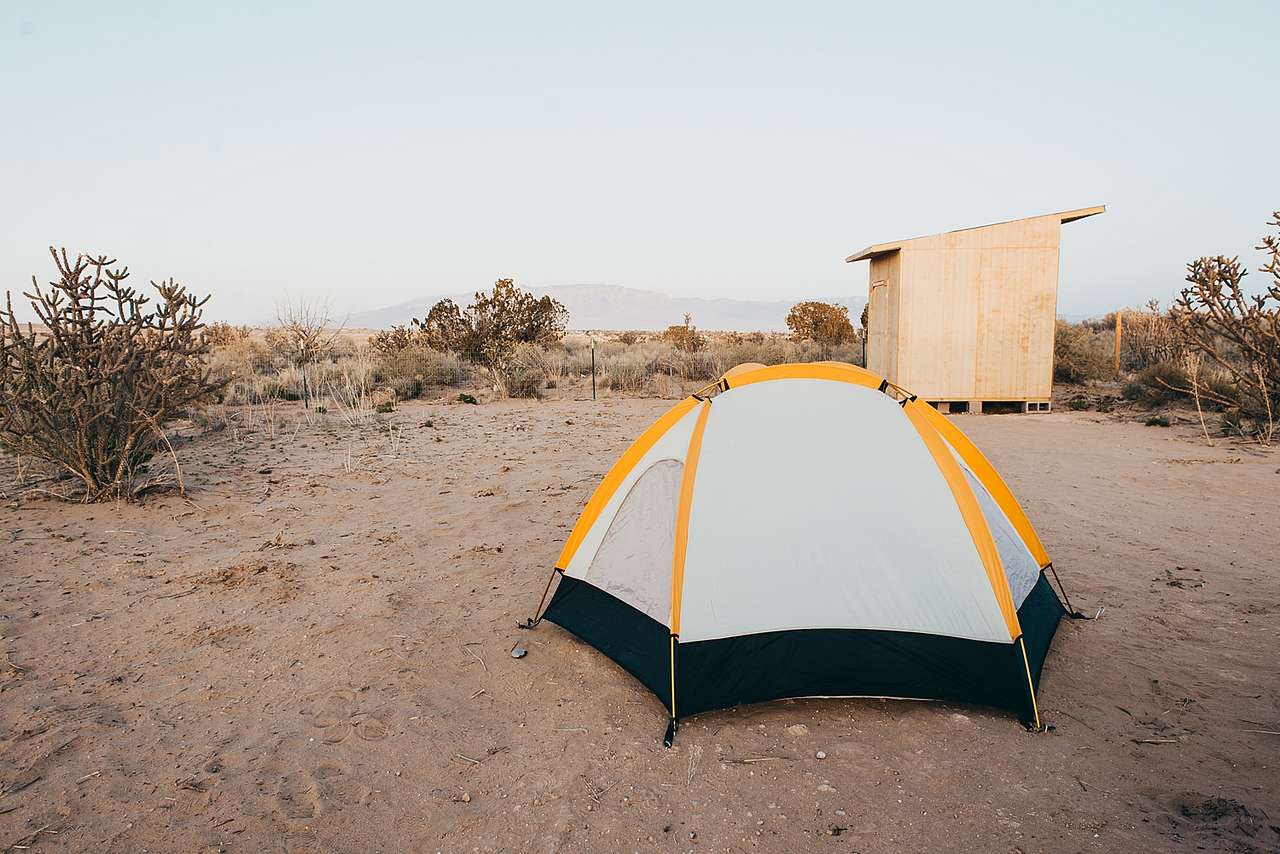 Camp with the Sandia Mountains as your view!