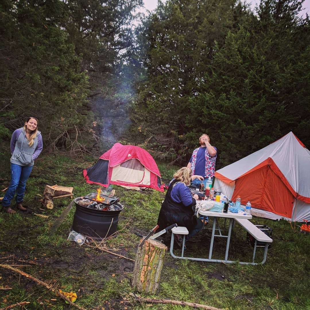 Early spring campers