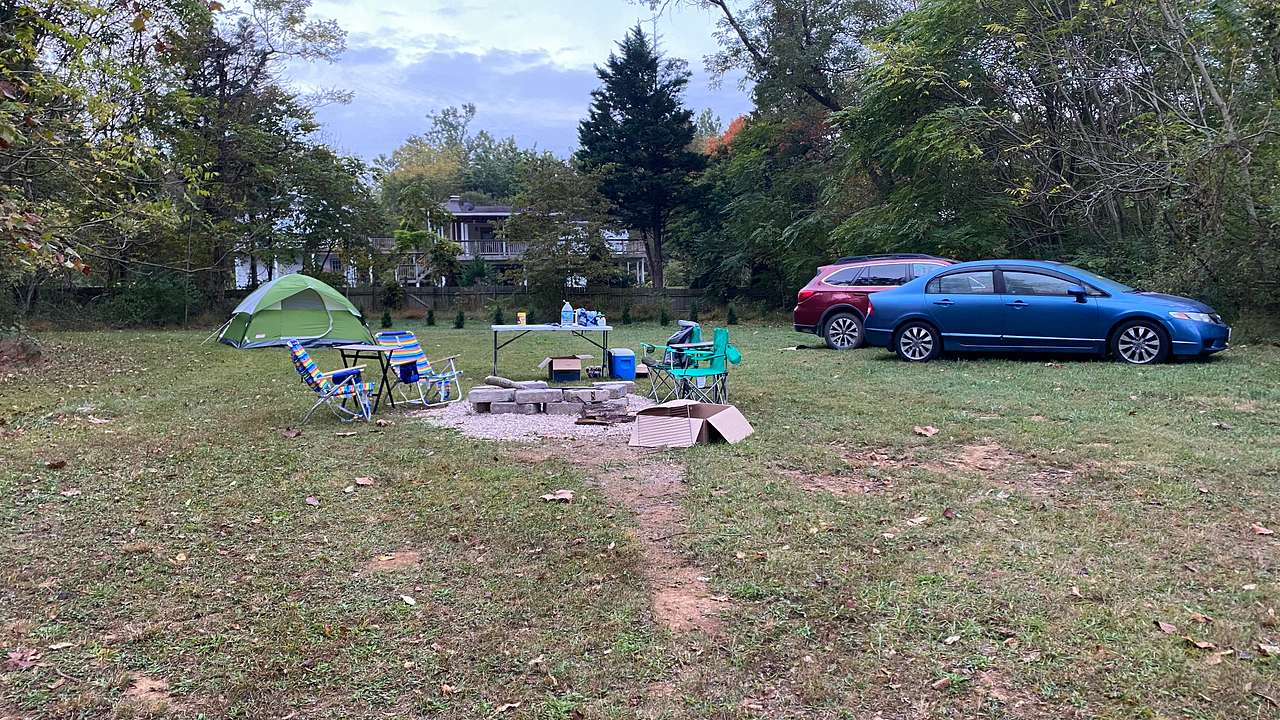 Site #8 set up