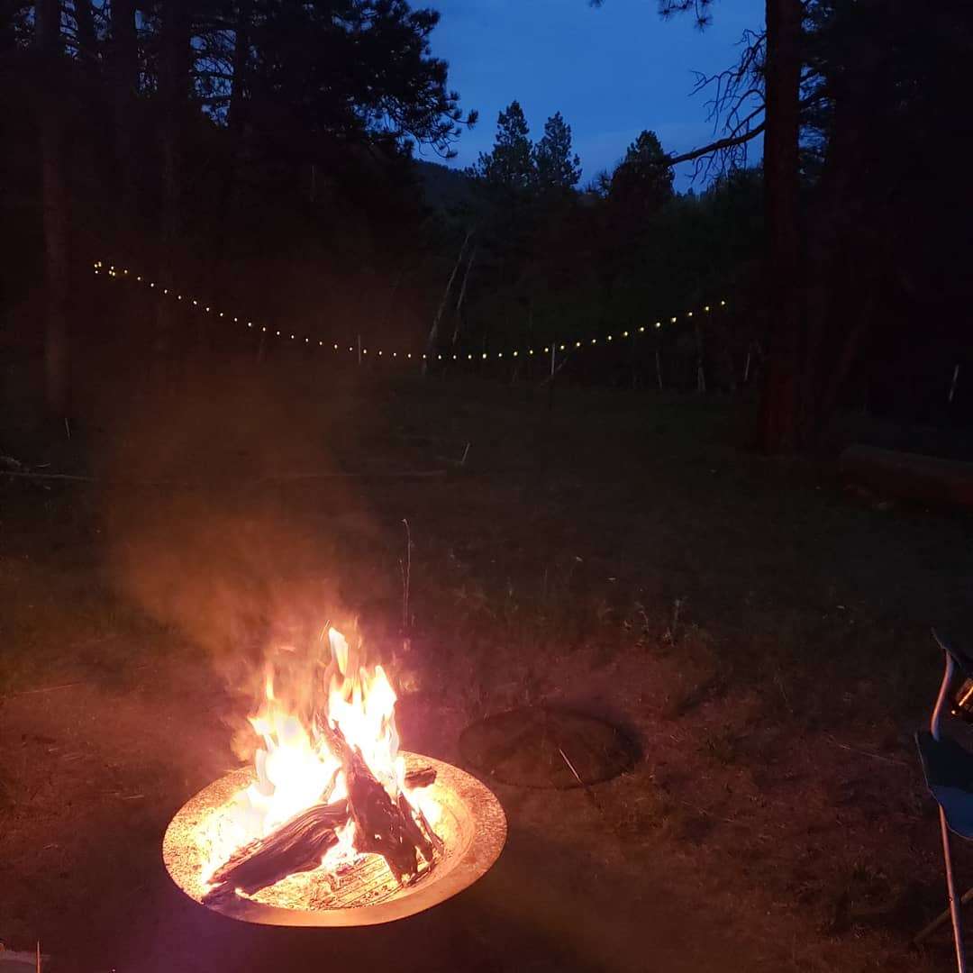 The view at night from Wild Rose camping spot, wish I had a camera that could capture how amazing the stars were!