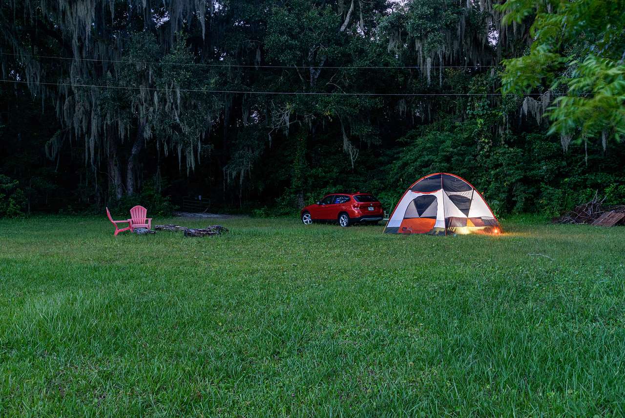 view of the site in the evening