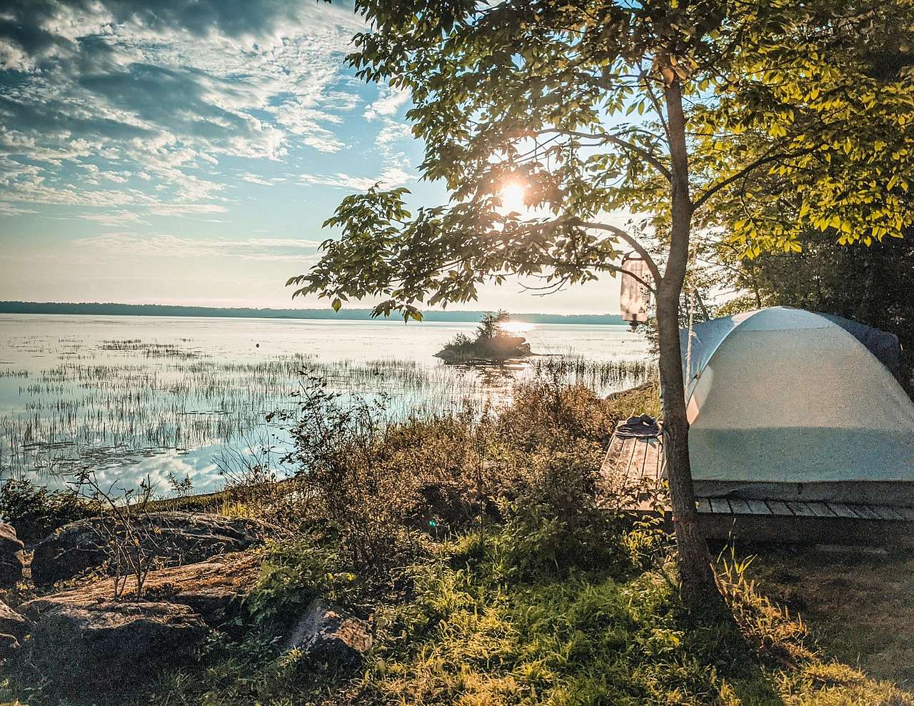 View tents photos of Sparrow Lake Camp