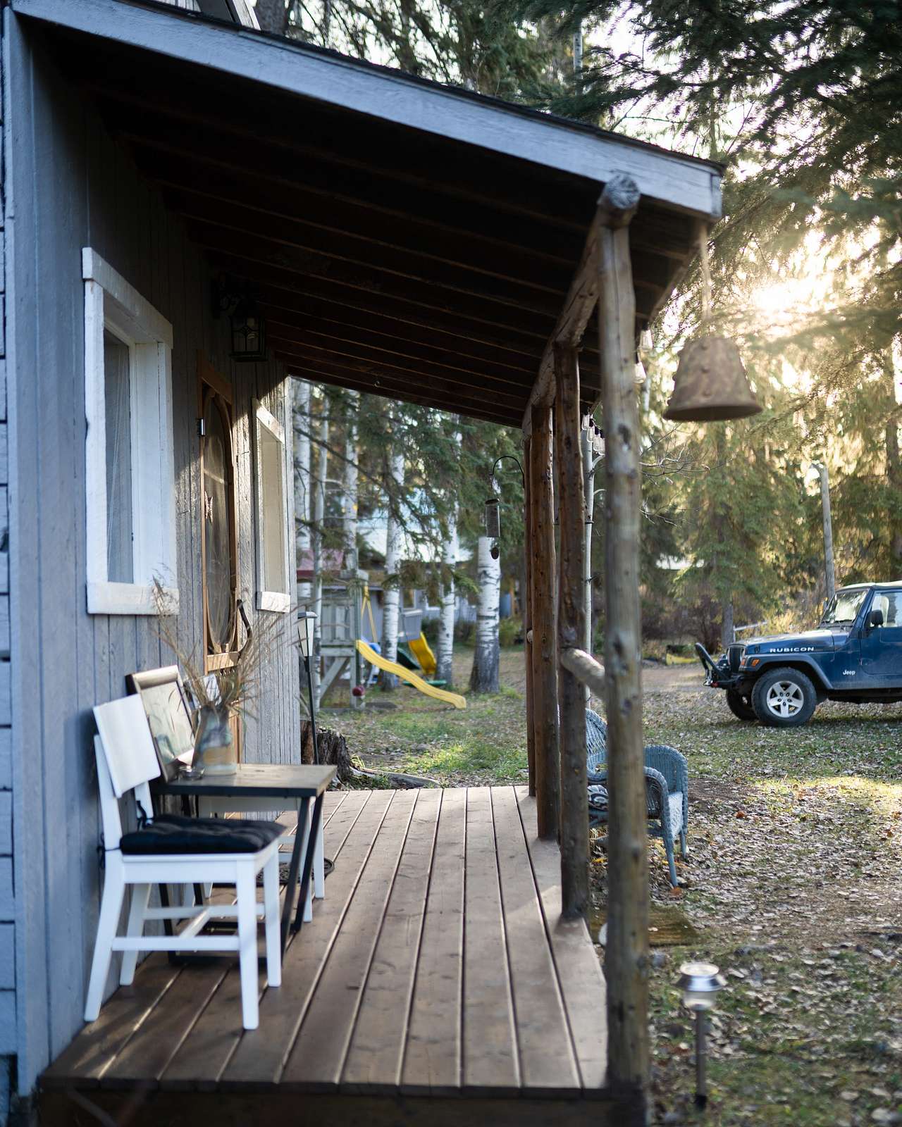 The front deck