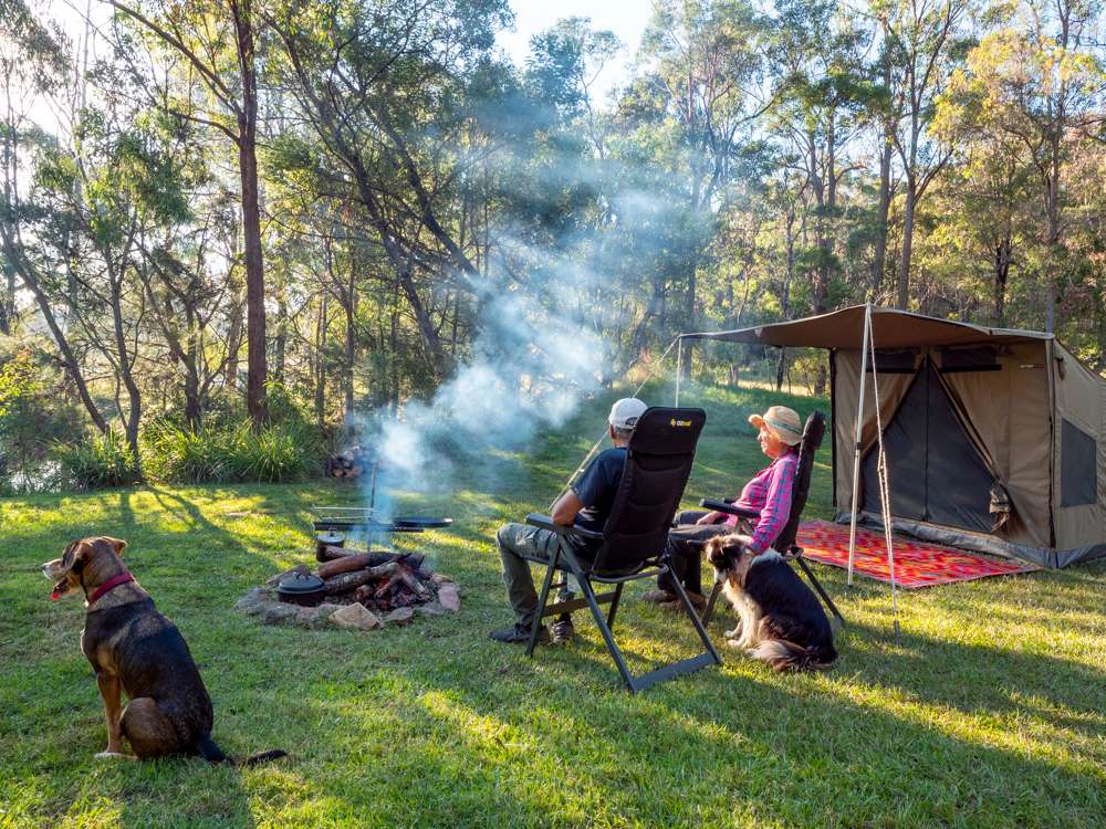 Camp by the Dam