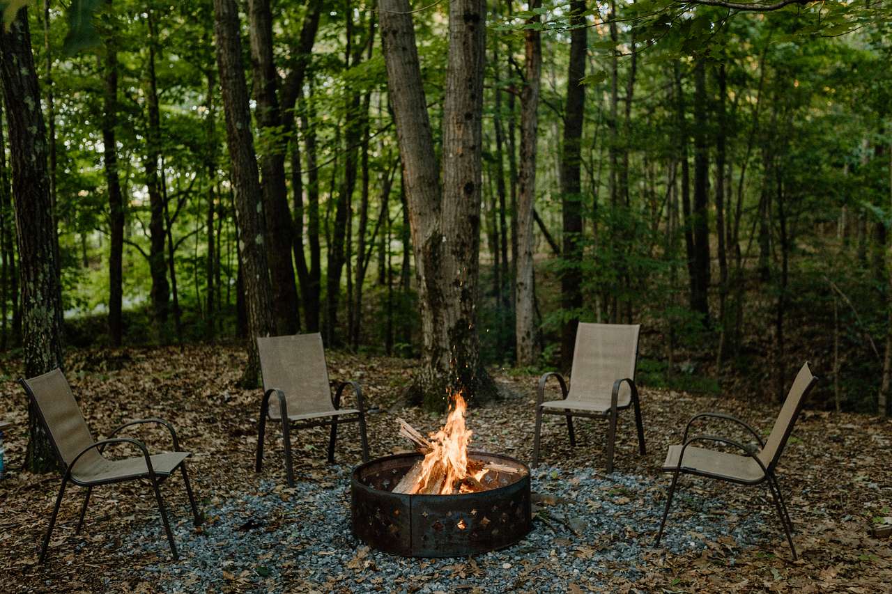 nice fire pit area