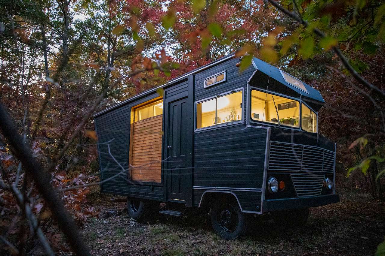 View more photos of "Bento" Winnebago in the Woods