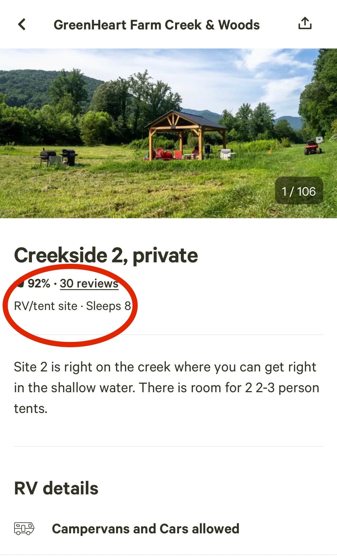 Picture of the site