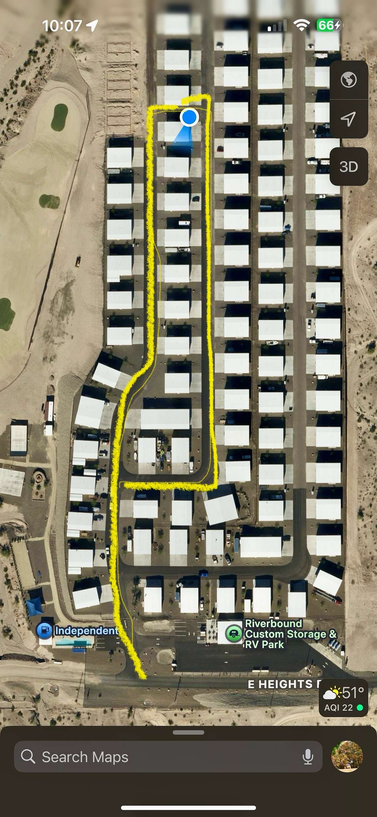Picture of the site