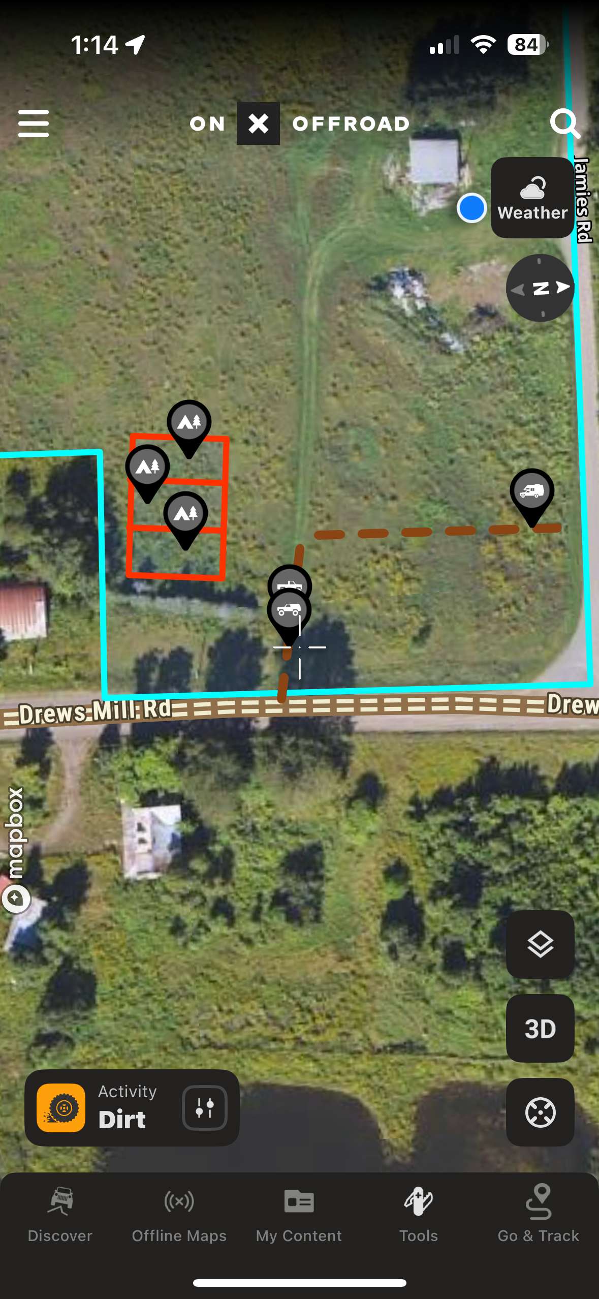 Picture of the site