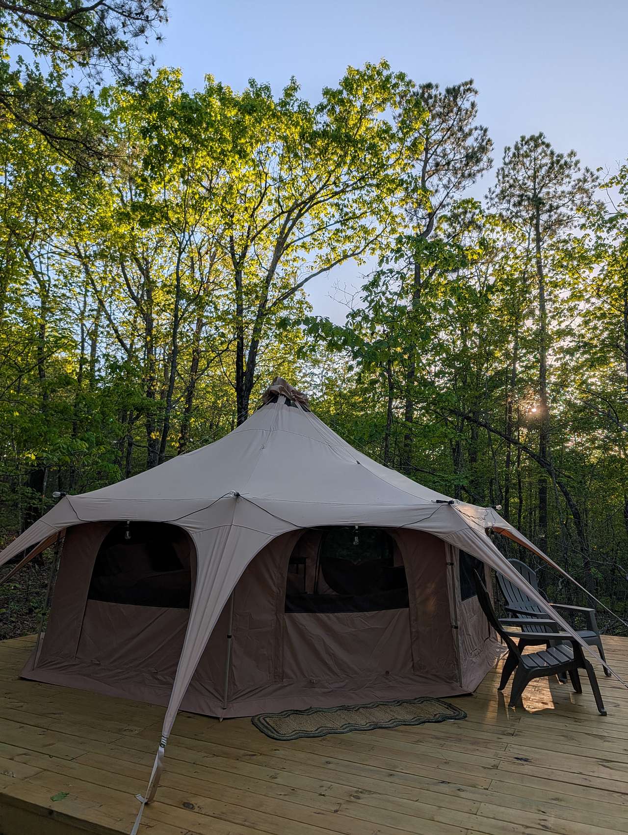 Skyline Glamping GeoDome - Hipcamp in Whitesboro, Oklahoma