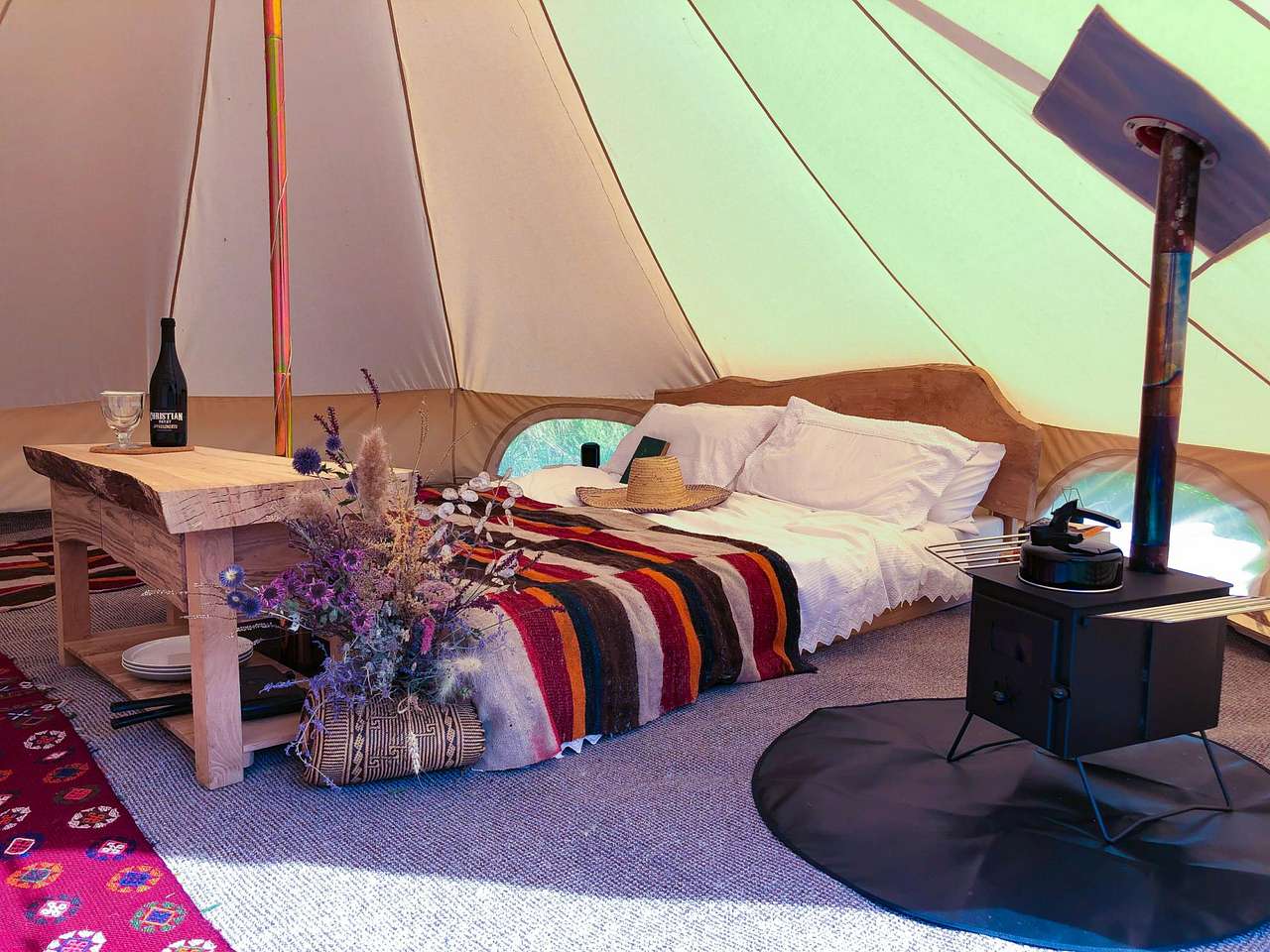 Sunrise bell tent
