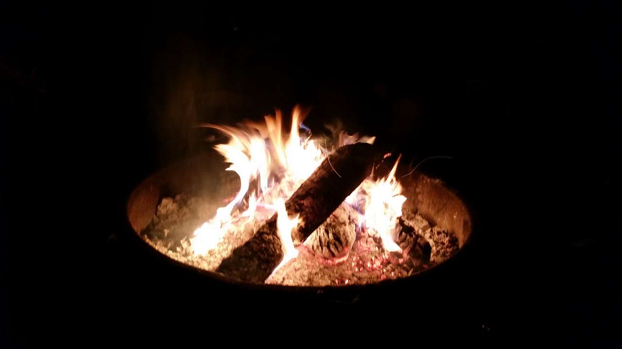 Campfire at site 15