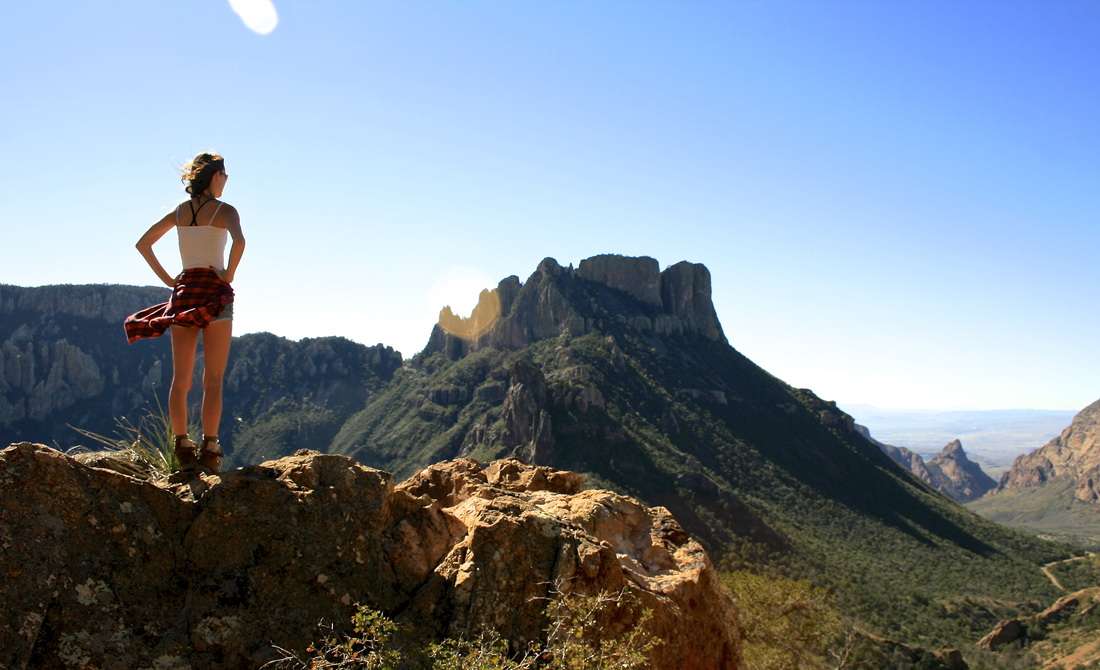 Lost Mine Trail near Chisos Basin Campground