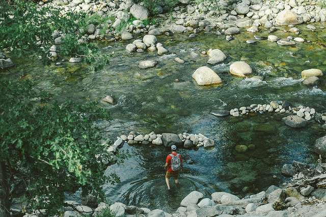Moraine Campground is right on the edge of the river, making it the perfect camping spot for the angler looking to drop a line while the hotdogs cook on the grill. 
