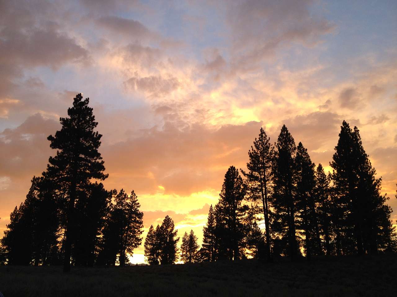 Sunset, Martis Creek Lake
