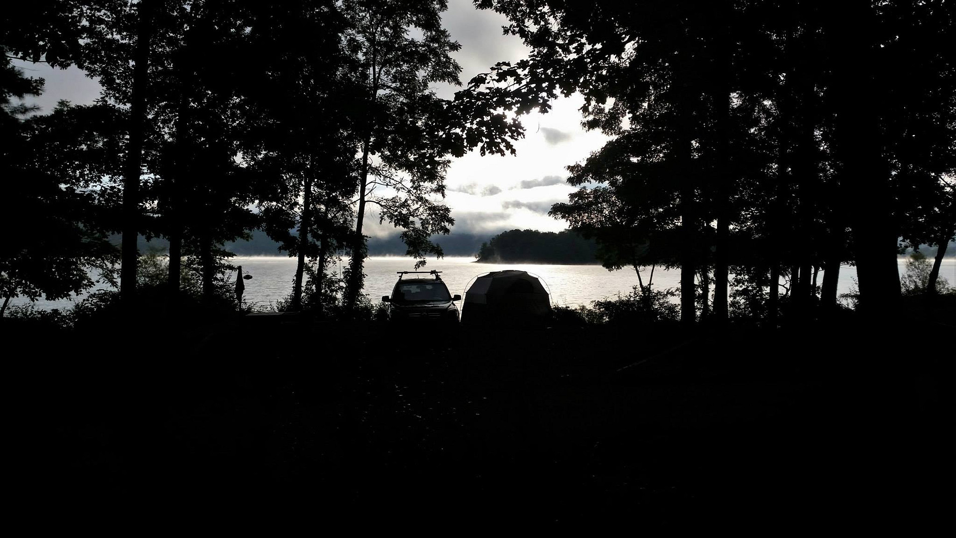 Sunrise silhouette