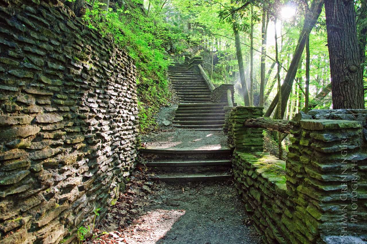 Staircase at Letchworth