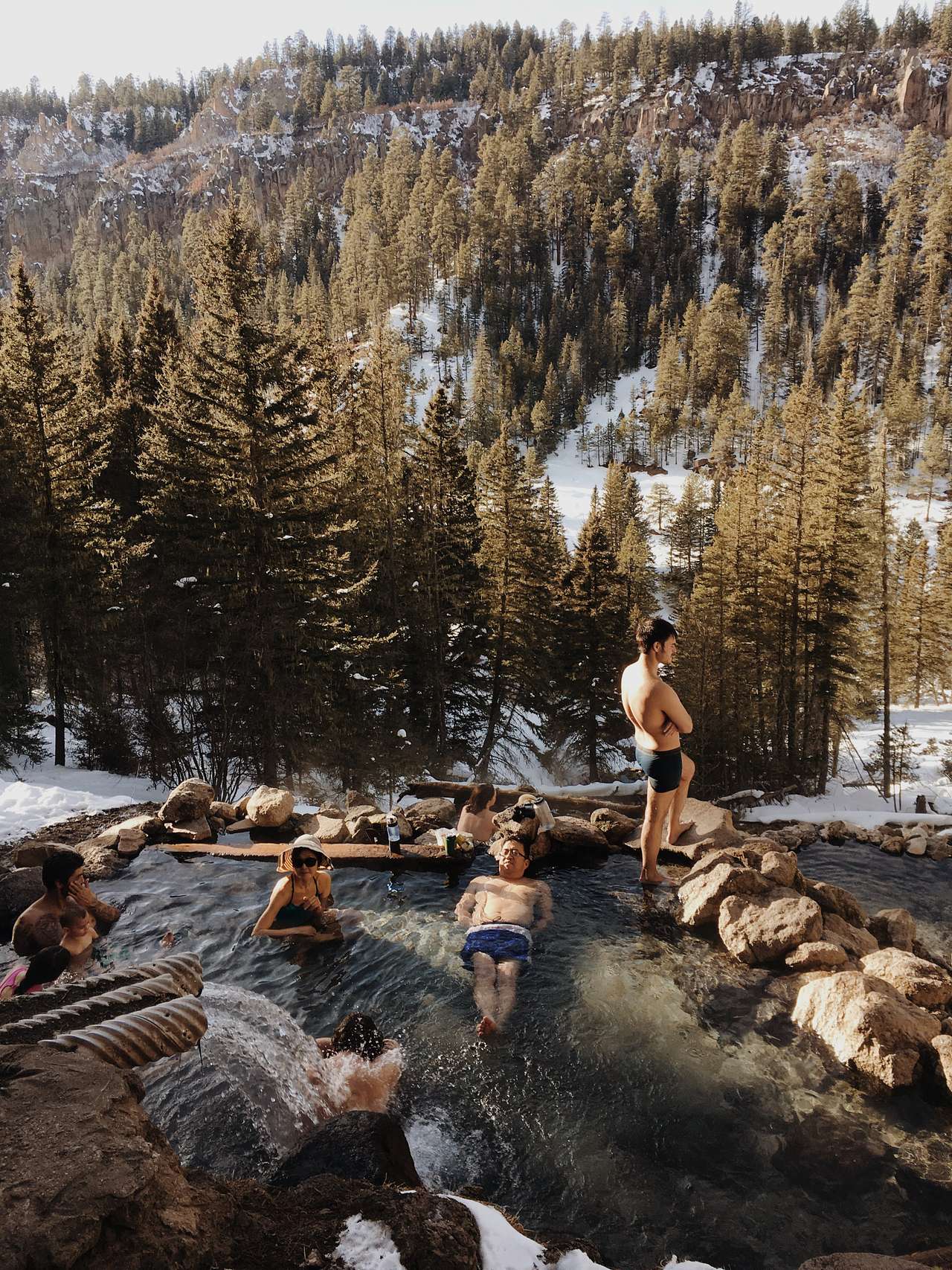 Hike out to some of New Mexico's best natural hot springs.