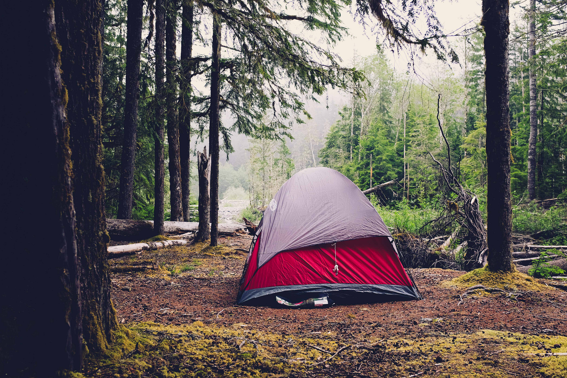 Easy riverside camping