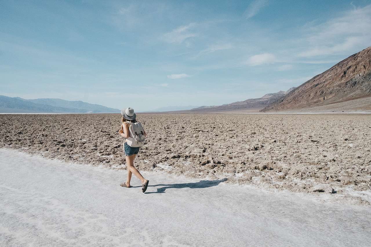 20-minute drive from the campground to the lowest point in North America