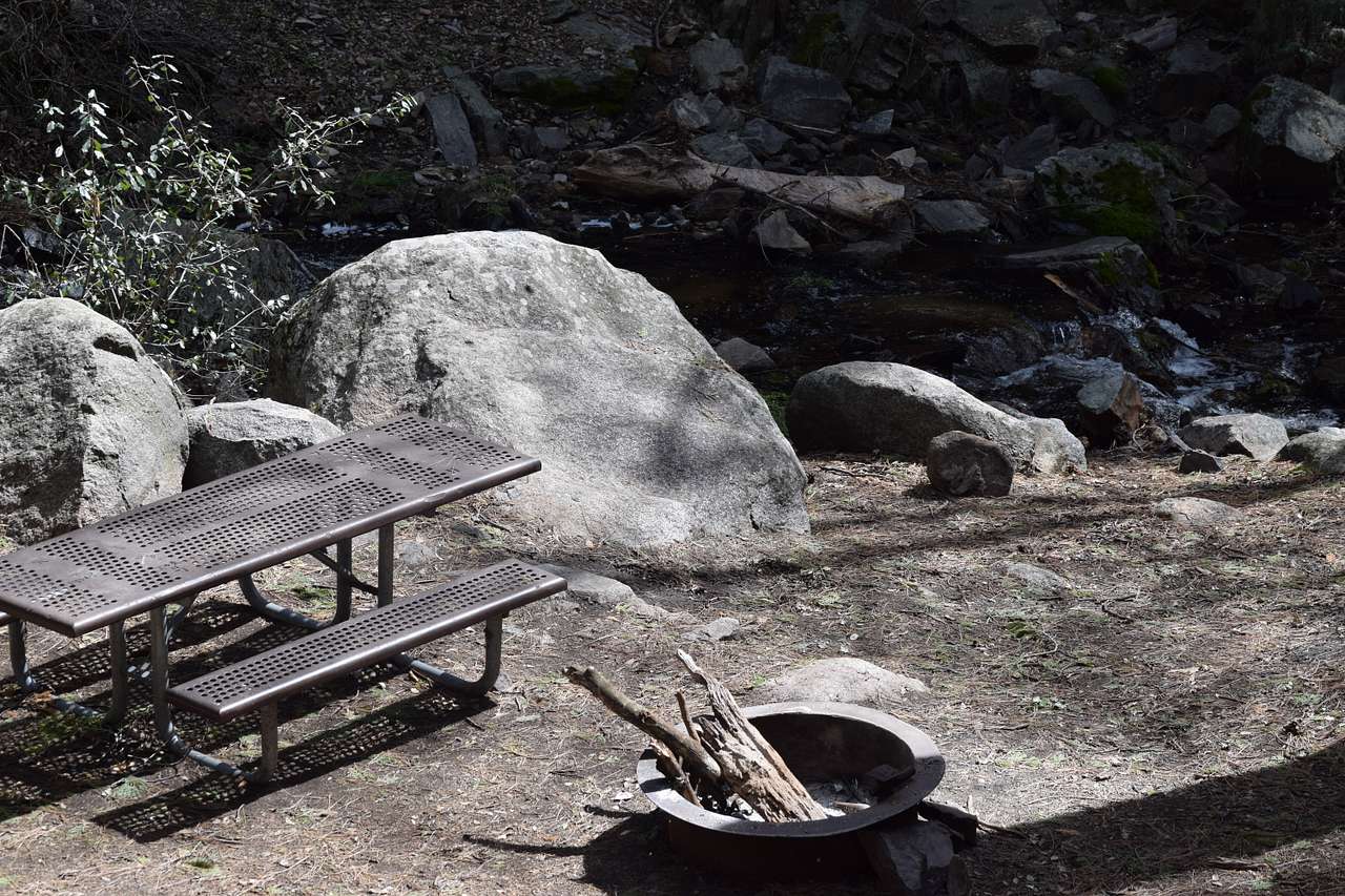 Bench in the North Campground