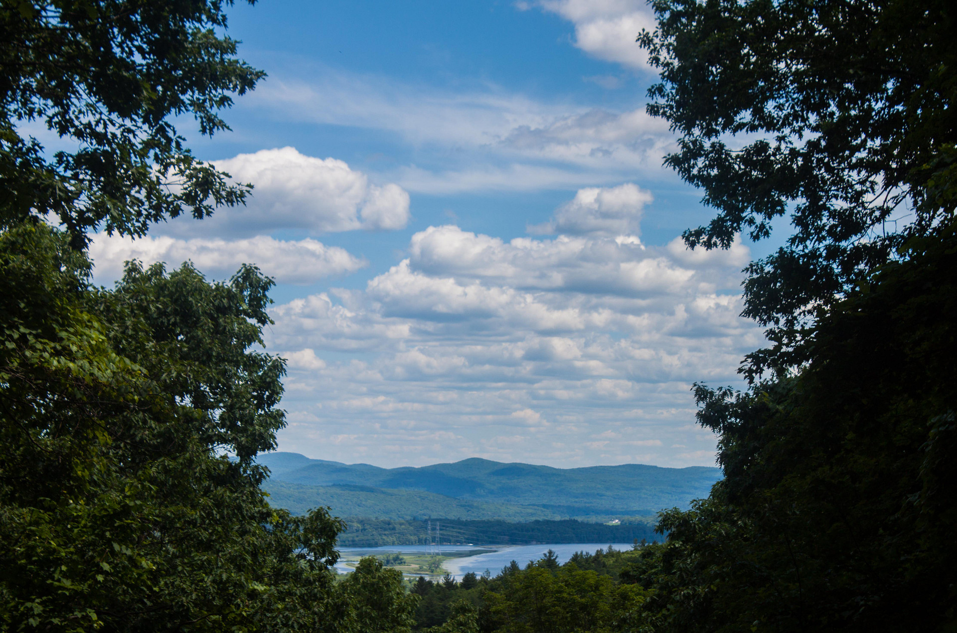 The view from sunset trail.