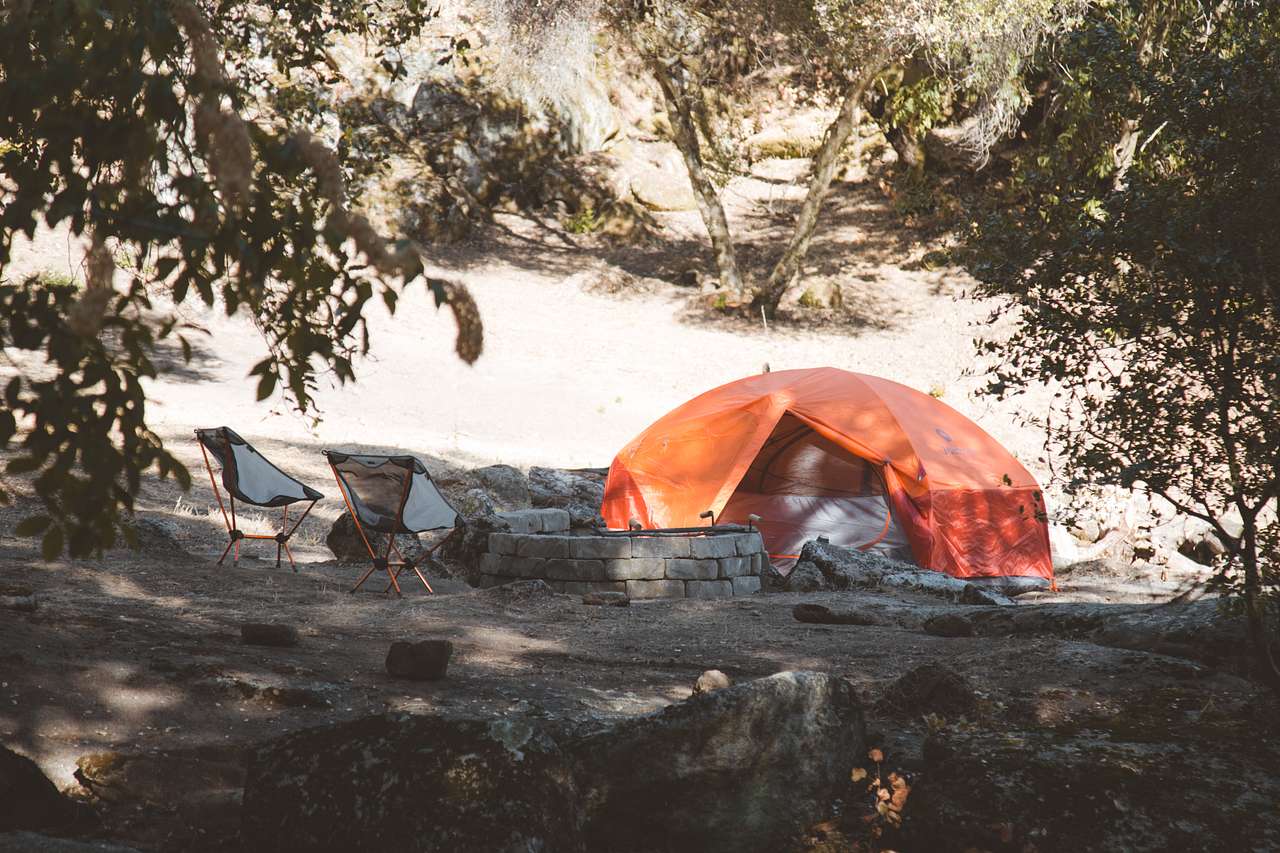 Prime views of the sunset from site #4. 