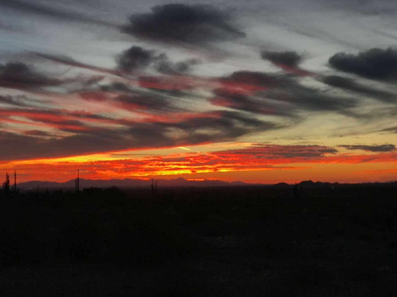Sunset from the campground