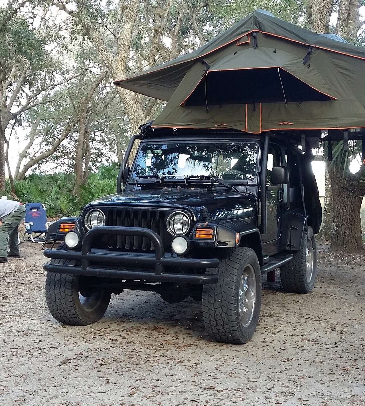 Our campsites

