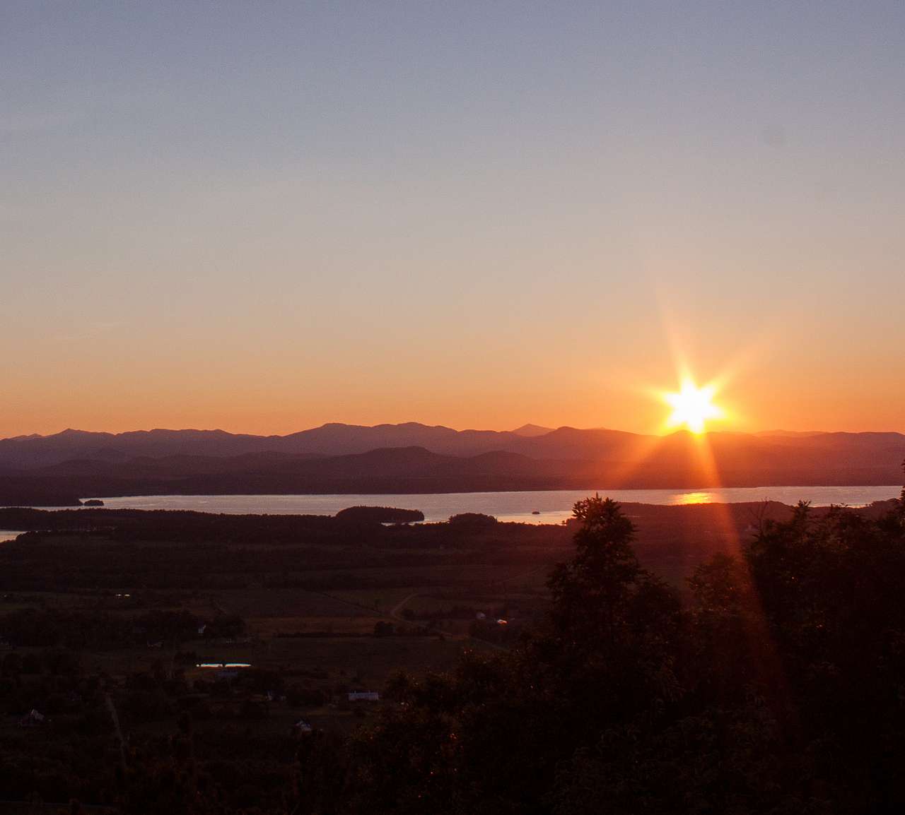 Amazing views to Lake Champlain and the Adirondacks.