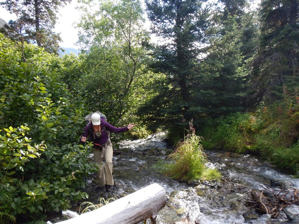 Be prepared to get your feet wet. The trail from the Carter Lake side can be a bit overgrown. 