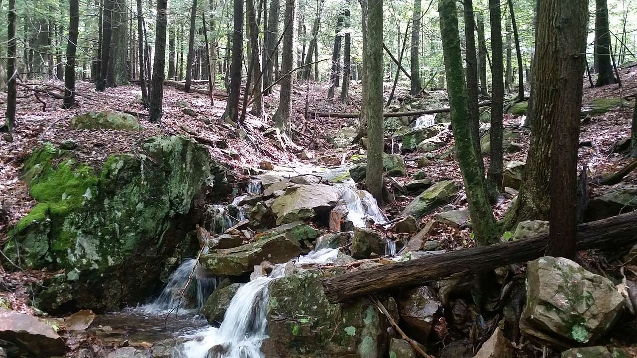 lovely waterfall along the Ledge Trail