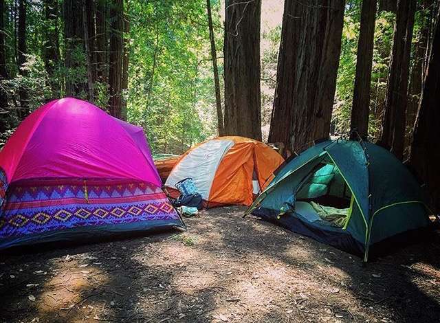 Girls gone camping!