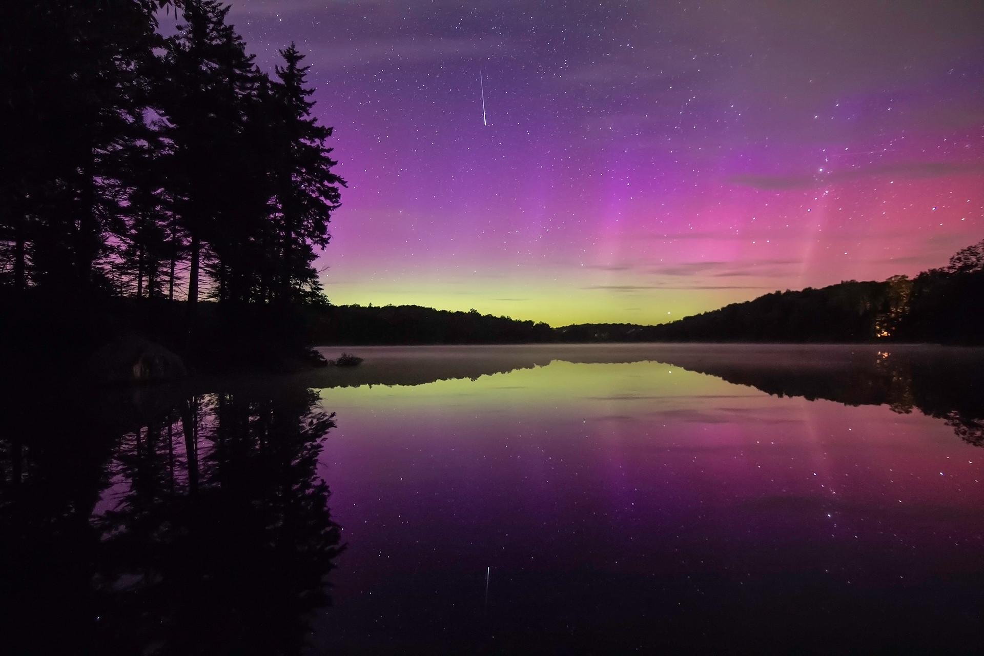 The Aurora Borealis at Woodford State Park.  I went to bed very happy that night.