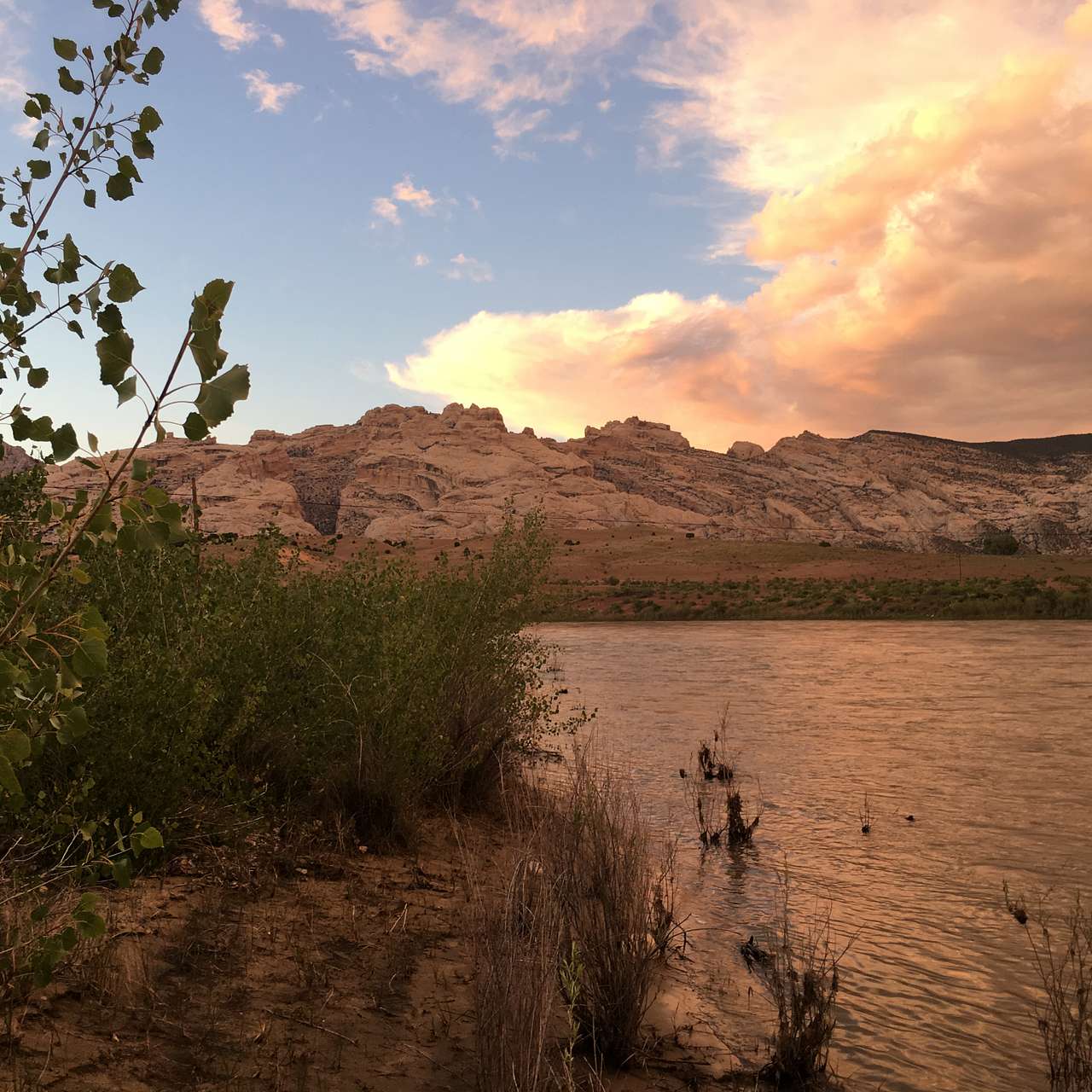 Sunset at camp